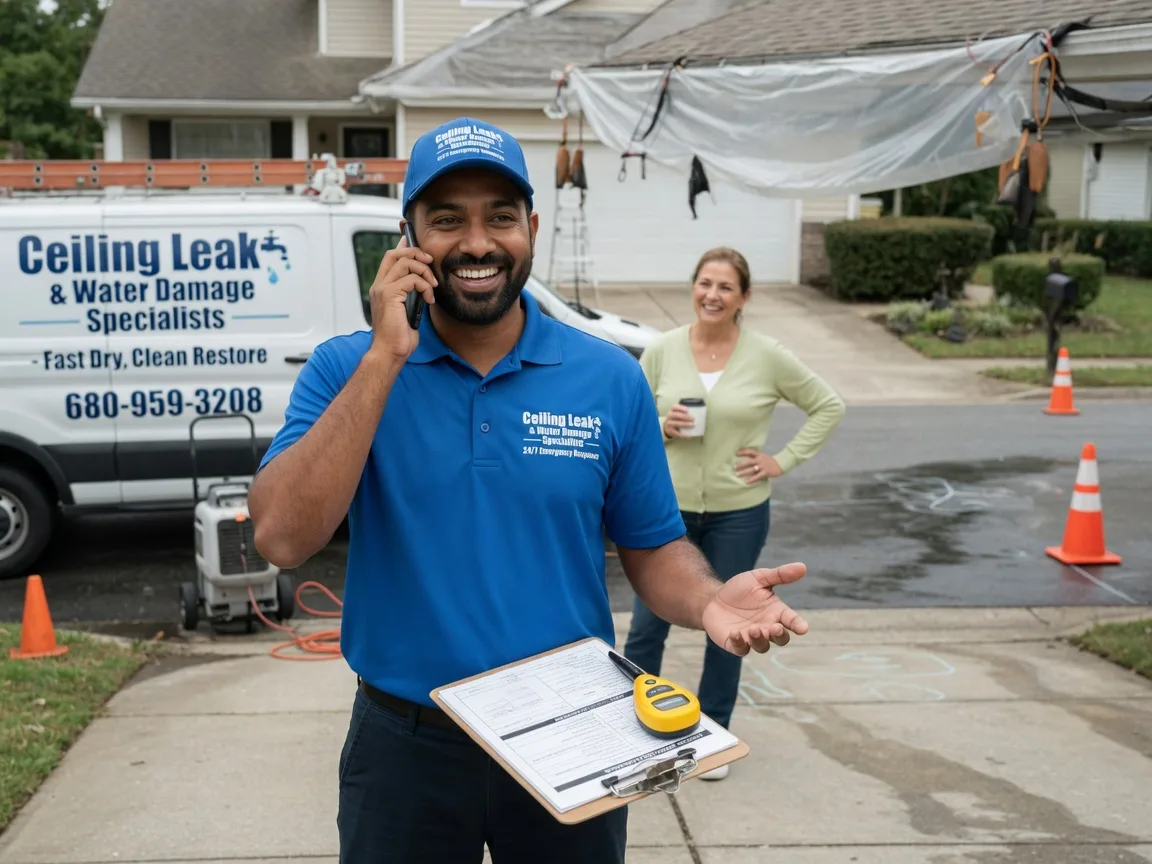 Ceiling Leak Cleanup Scurry, TX FAQs